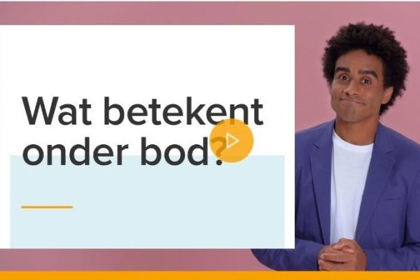 wat betekent onder bod