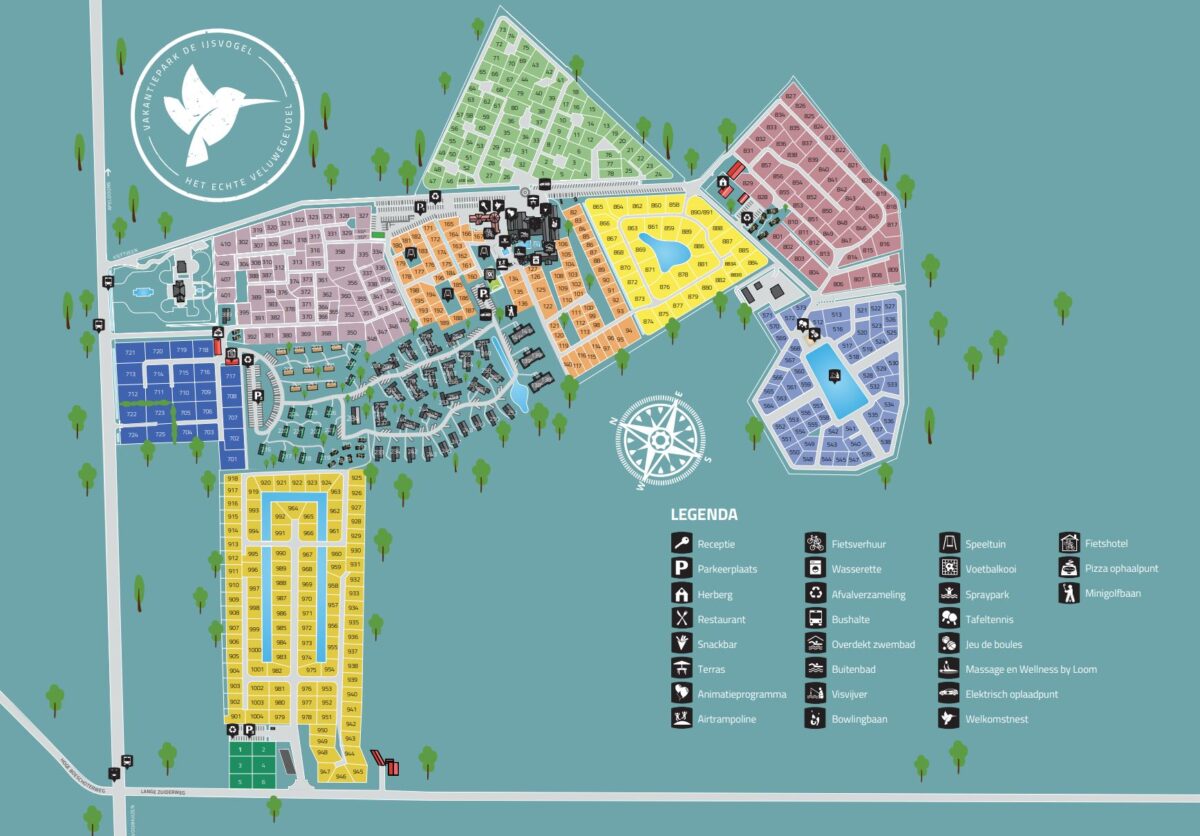 plattegrond de ijsvogel